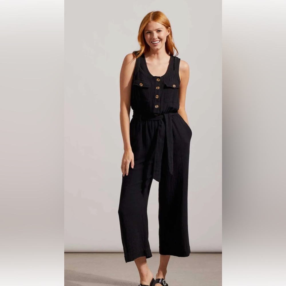 Tribal gauze cotton jumpsuit in size large   New with tags